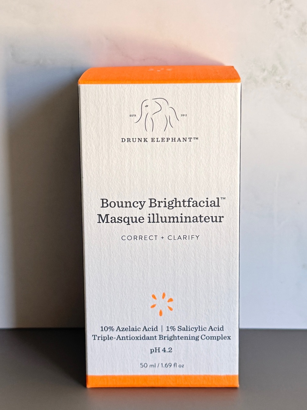 NEW Drunk Elephant Bouncy Brightfacial 50ml Brightening Mask Azelaic Acid 10%